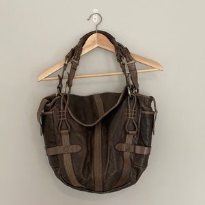 Used Theory leather boho style bag